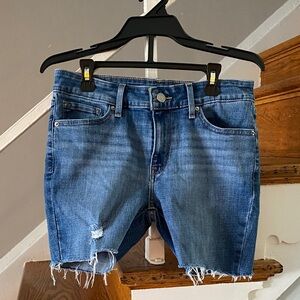 Levi's Blue denim Jean Shorts Size 28